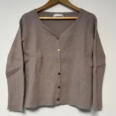 【12/20(土)まで出品】リブボタンニット