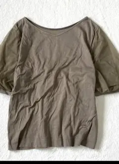 ノーリーズ　シフォン切り替えTシャツのサムネイル