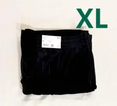 UNIQLOソフトベロアイージーパンツ黒XLサイズブラック　ユニクロ