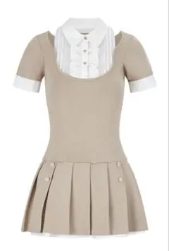 andmary Luna pleats mini dress - メルカリ