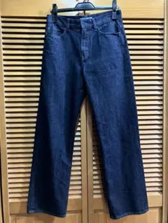 JWA ワイドレッグデニムパンツ ダークブルー 25(63.5)