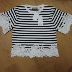 レースヘムTシャツニットのサムネイル