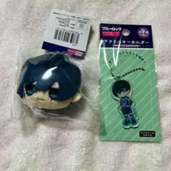 ブルロ フェイスぬいぐるみ アクリルキーホルダー ユニフォーム ダイソー 糸師凛