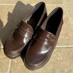 grl 厚底ローファー　ブラウン