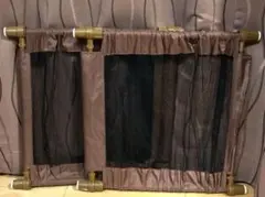 Croomy ベビーフェンス ブラウンS 2点セット