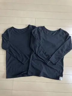 無印良品　長袖　インナー肌着　130サイズ 2枚セット