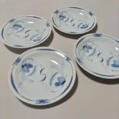 砥部焼?平皿 陶器皿4枚セット