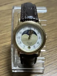 稼働品 SEIKO AVENUE アベニュー ムーンフェイズ　6F34-6000