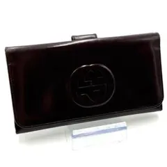 グッチ GUCCI インターロッキングG 長財布 ワインレッドのサムネイル