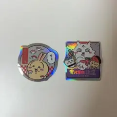 ちいかわ寿司 ホログラムステッカー ハチワレ　うさぎ　まぐろ三昧うさぎ