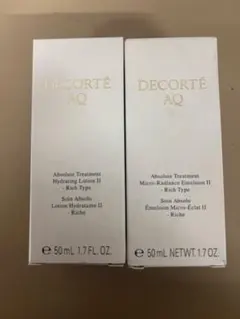 DECORTÉ AQ 化粧水乳液II 50ml*2