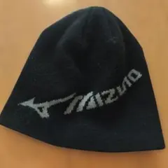 ニット帽　 黒　 ミズノ　冬　秋冬　雪　スポーツ