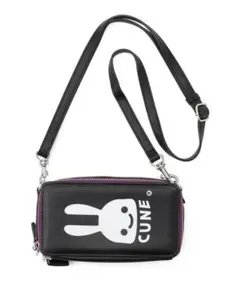 CUNE□合皮のパイピングショルダーバッグ□ウサギ□新品未使用 - メルカリ