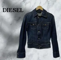 『ディーゼル』デニム/ジャケット【S】ネイビー 無地/シンプル カジュアル
