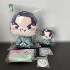 ラスト　フリューくじ　忍たま乱太郎　ふんわり桜もちぴこ　　潮江文次郎セット