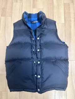 美品 サンフランシスコ 聖林公司 ウールベスト ダウンベスト チェック裏地 美品 サンフランシスコ 聖林公司 ウールベスト ダウンベスト チェック