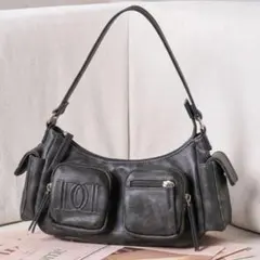 Darich ダーリッチ DDロゴレザーハンドバッグ 黒 ブラック Darich 【ダーリッチ】DD レザーハンドルバッグ BLK 黒 ブラック