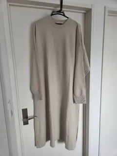 FREAK'S STORE ベージュ 長袖ロングワンピース