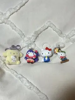 ハローキティ・ポムポムプリン・ めじるしチャームセット