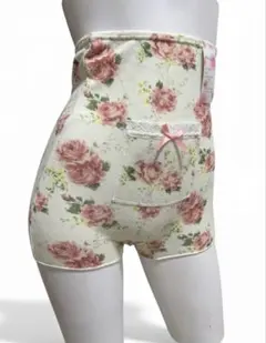 【あったかショーツ】クリーム M カイロポケット付きショーツ　ハイウエストタイプ