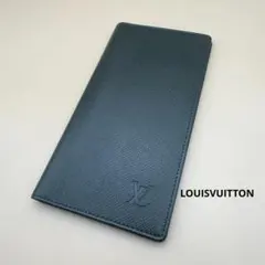 ルイヴィトン ポルトフォイユブラザNM タイガ ネイビー 濃紺 長財布