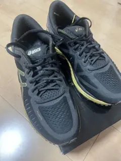 美品 ASICS T641N ランニングシューズ メタラン ブラック27.0cm - メルカリ