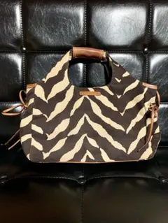 kate spade ケイトスペード ゼブラ柄 ハンドバッグ
