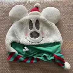 最終　ディズニー　ファンキャップ　クリスマス　ミッキー　スノースノー　雪だるま