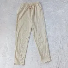 ベージュ カジュアルパンツ ストレートレッグストレッチ XXL ルームウエア 海