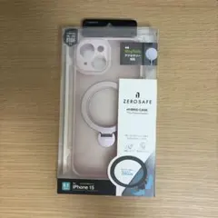 ラスタバナナiPhone15用ケース マグネットリング付き(ピンク)