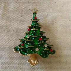 クリスマスツリー ブローチ