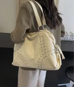 スタッズ トートバッグ