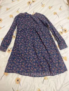 花柄ネイビーワンピース 150cm