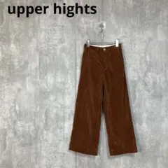 【upper hights】THE JENNYハイライズコーデュロイバギーパンツ
