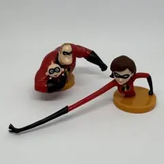 インクレディブル・ファミリー フィギュア ２体セット ディズニー ピクサー