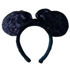 ミニーマウス耳カチューシャ ネイビー