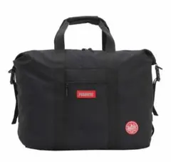 スヌーピー ボストンバッグ スヌーピーロゴ付き