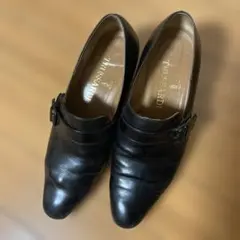 TRUSSARDI パンプス ブラック レザー バックルのサムネイル