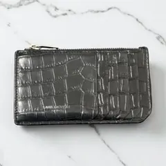 未使用級✨SAINT LAURENT サンローラン　フラグメントケース　クロコ 値下げ】専用美品サンローラン フラグメントケース レザー