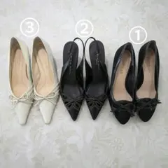 3点セット　パンプス　まとめ売り　23センチ　UNTITLED　MELMO