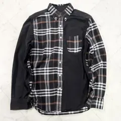 THE SHOP TK ザショップティーケイ ワイシャツチェック アシメ M
