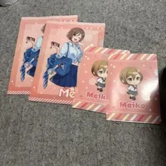 MEIKOクリアファイル 4枚 初音ミクエンタメくじ　2024