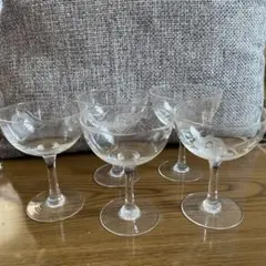 昭和レトロ　グラス　5客セット