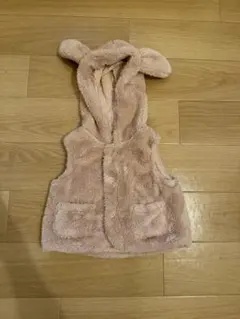 branshes もこもこ　うさぎ　フード付き