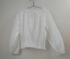 chocol raffine robe オフホワイト長袖ブラウス