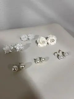 ブライダル　オケージョン　ピアス　セット