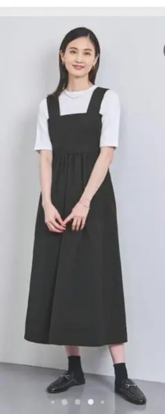 ニコアンド Dickies 2wayジャンパースカート ブラック Lサイズ - メルカリ
