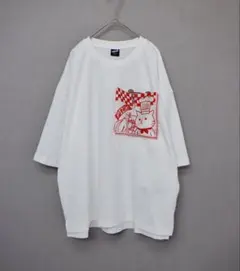 新品タグ付スカラーパリティ　362101：ポケットギミック付ピザ屋ネコ＆クマ柄Tのサムネイル