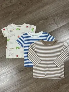 ベビー Tシャツ(長袖あり！！)3枚セット 90cm