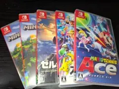 Nintendo Switch ゲームソフト ケース5点セット　あったらいい時も